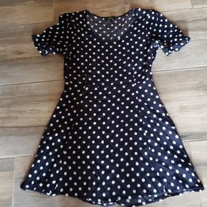 Forever 21 short dress polka dots